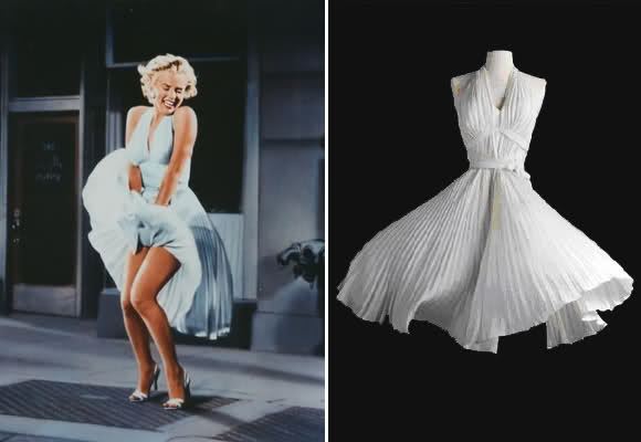 EUA: Lendário vestido branco de Marilyn Monroe leiloado por 3,2 ME